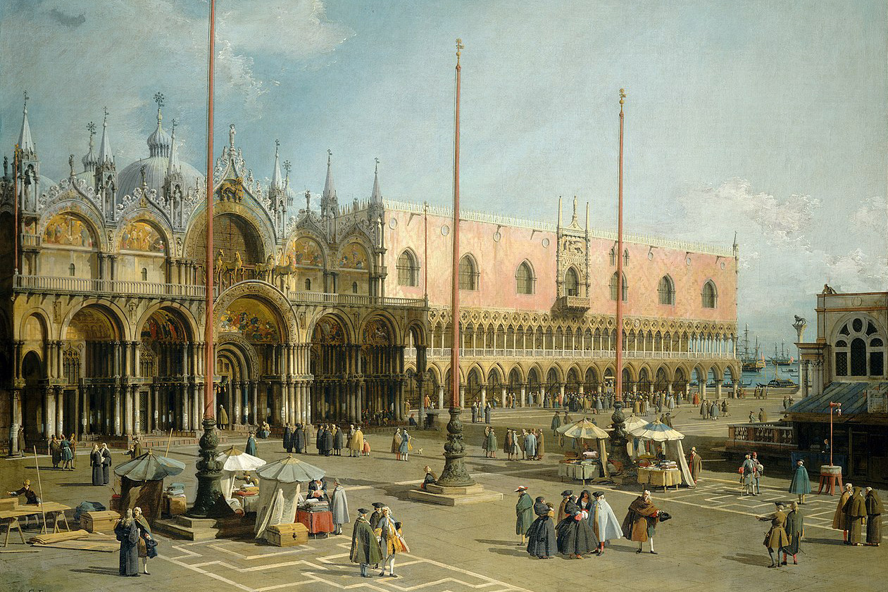 Obra de Canaletto 'La Plaza de San Marcos', Venecia
